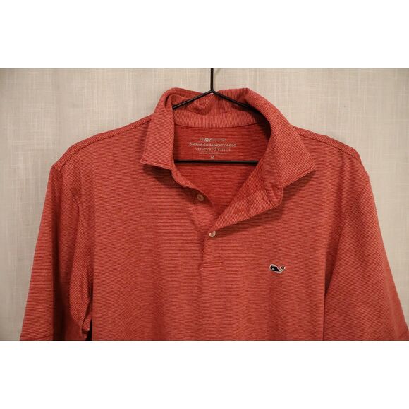Red Vineyard Vines Men's Polo Size M MSRP $98 - Picture 2 of 5
